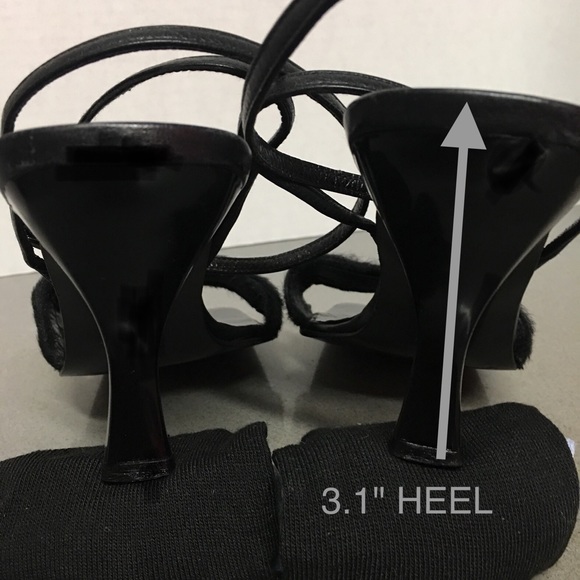 Charles David Hair-Calf Ankle Strap Heel Sandals - Picture 6 of 7